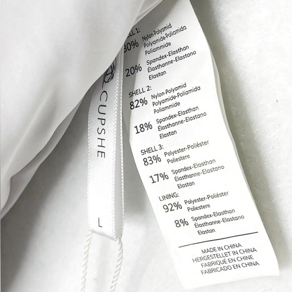 Cupshe Color Block Rust Black White One Piece Swimsuit‎ Size Large - Picture 6 of 8